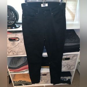 black high waisted jeggings